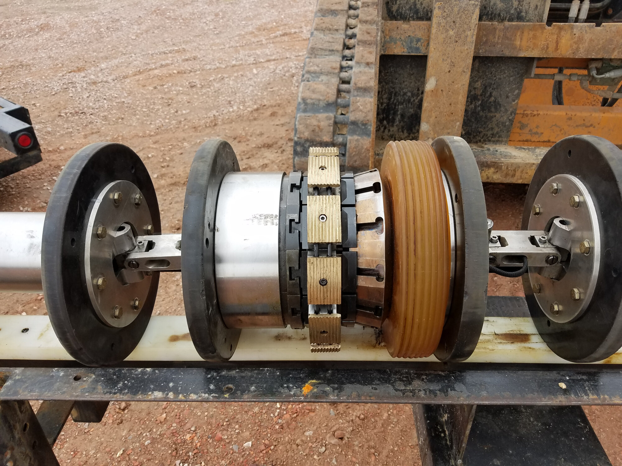 Buried Valve Brought Above Ground
